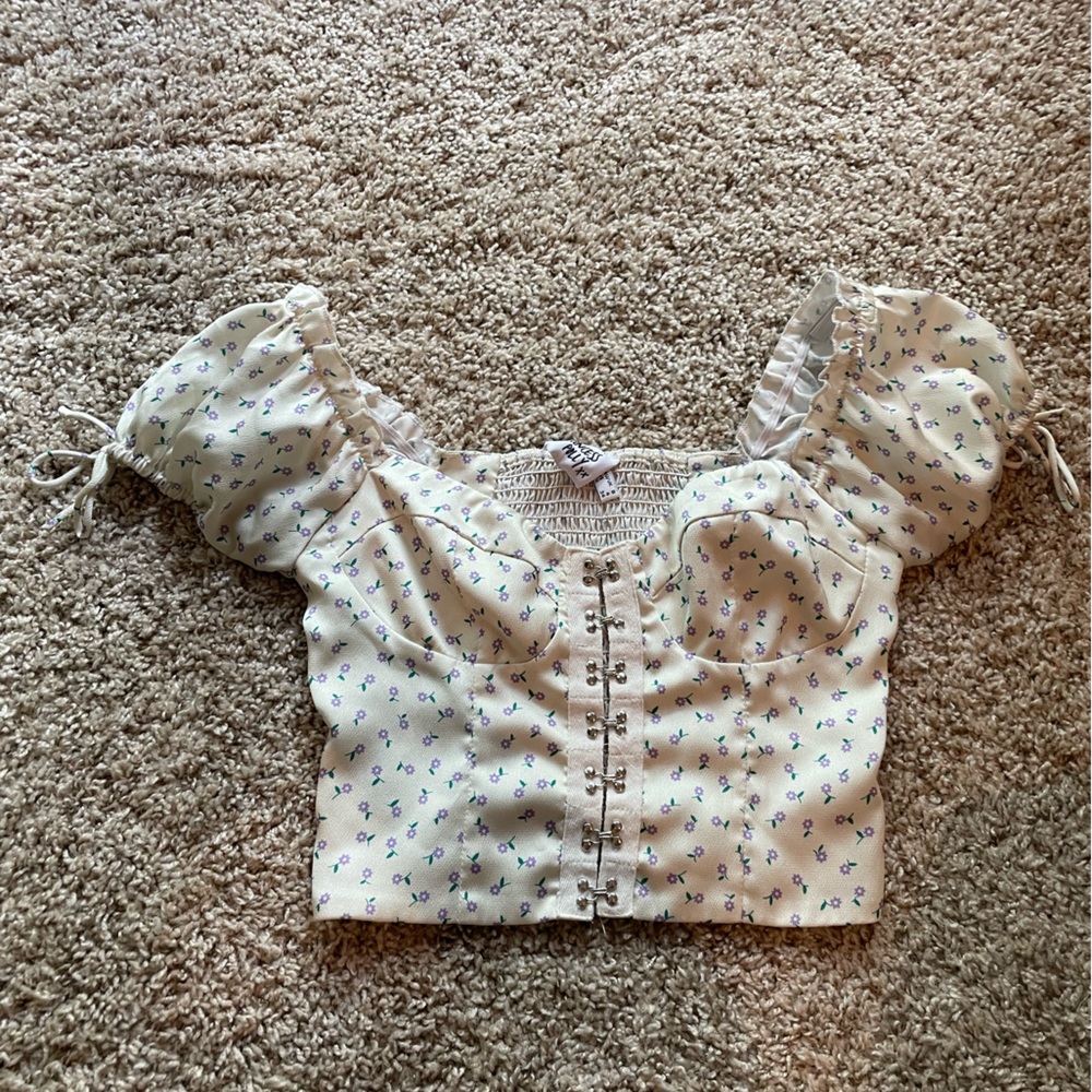 Princess Polly Floral Top - Size 4